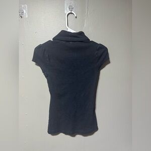 No Boundaries Black Stretch Top